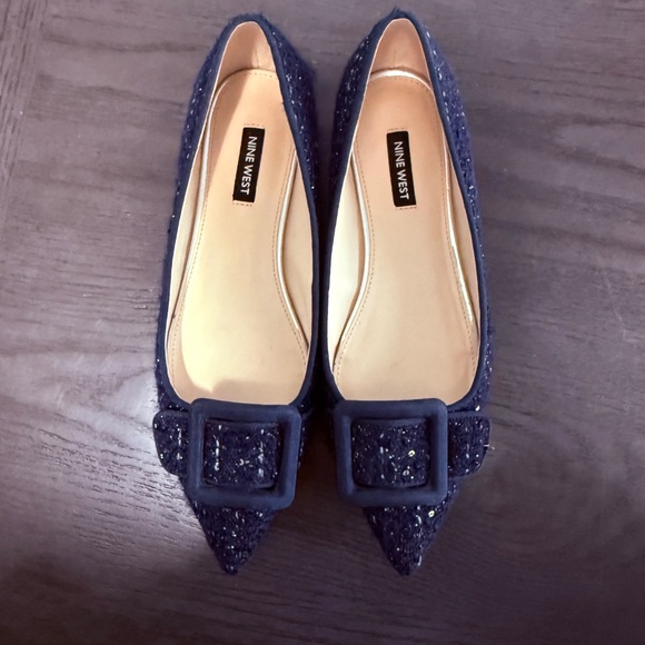 Nine West Women's Jesike Slip-on Pointy Toe Dress Flats Size 8M - Picture 3 of 8